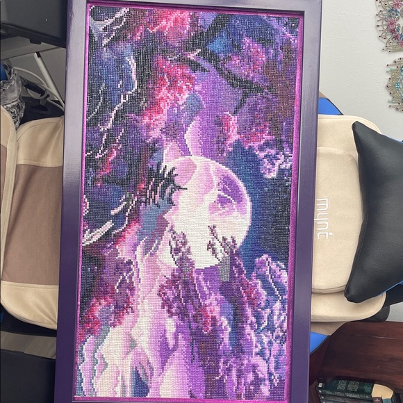 Other - Purple Moonlit Night Art Piece
